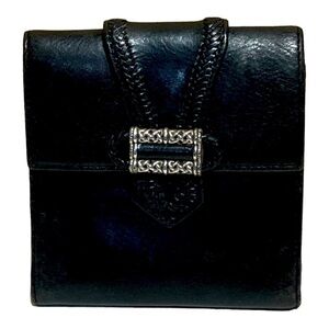 Vintage Brighton Leather Tri Fold Wallet